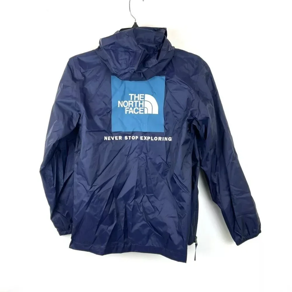 The North Face Boy’s Zipline Navy Blue Rain Jacket Size Large